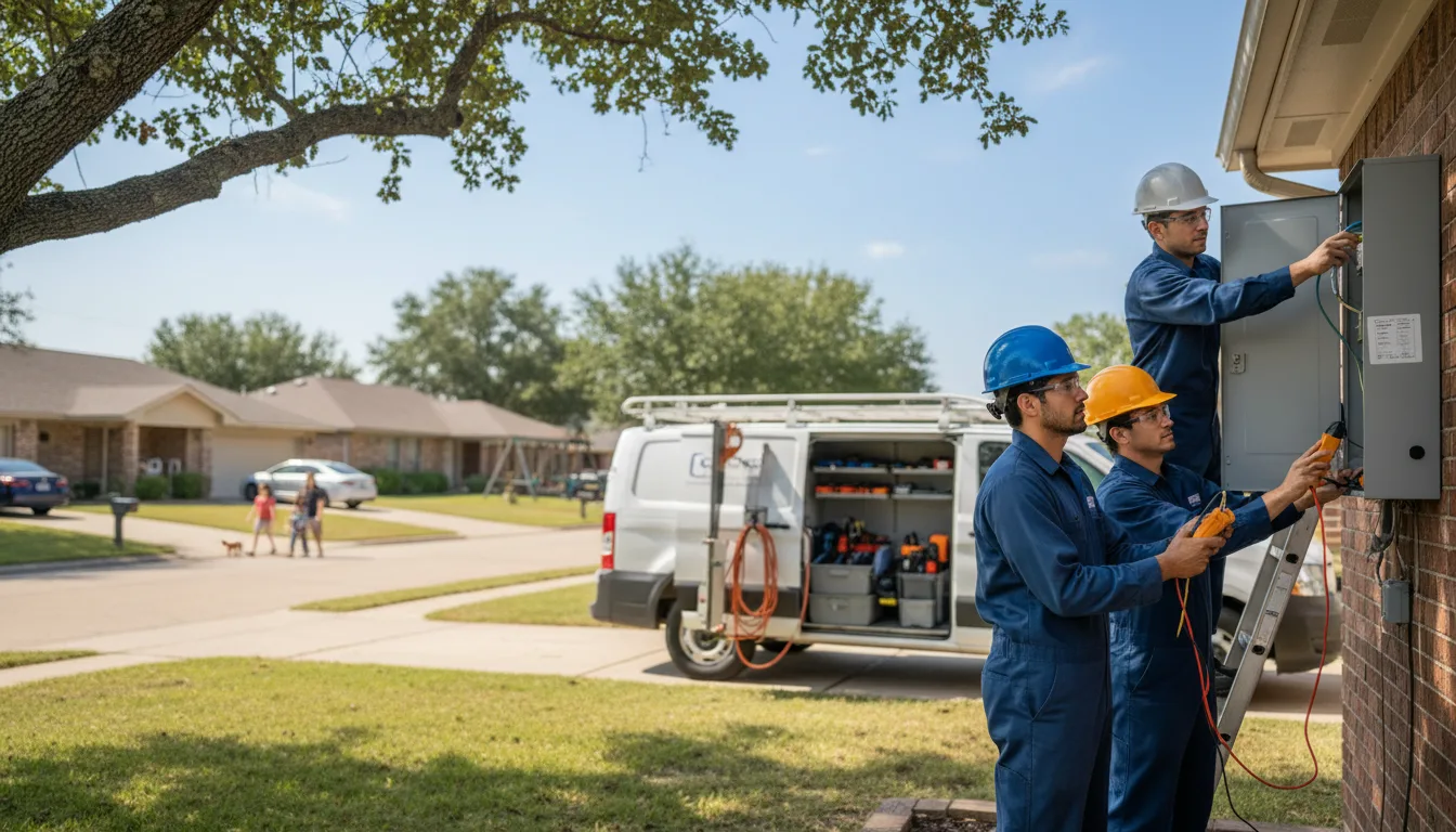 Certified electrician providing emergency electrical services in Jonesburg, MO